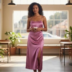 Jason Wu Pink Satin Slip Dress